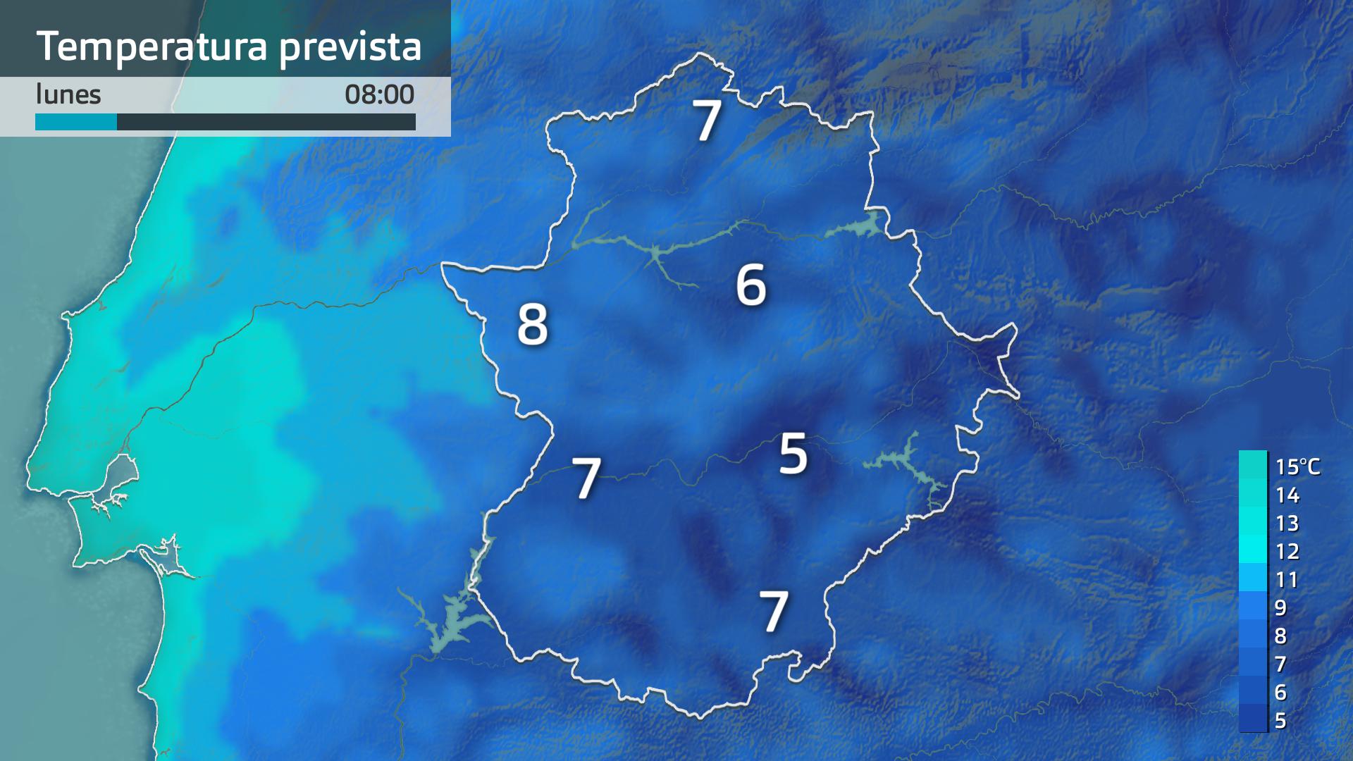 Temperatura mínima prevista