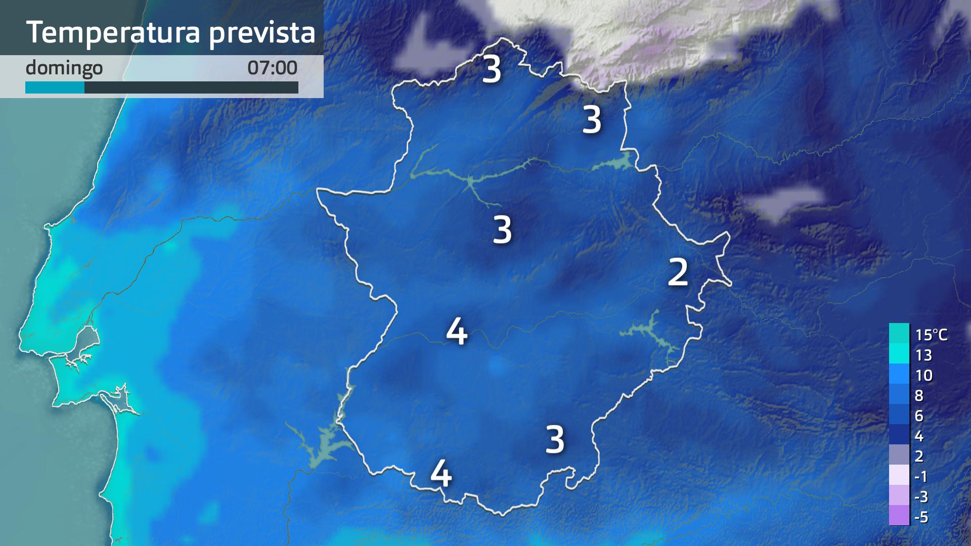 Temperatura mínima prevista