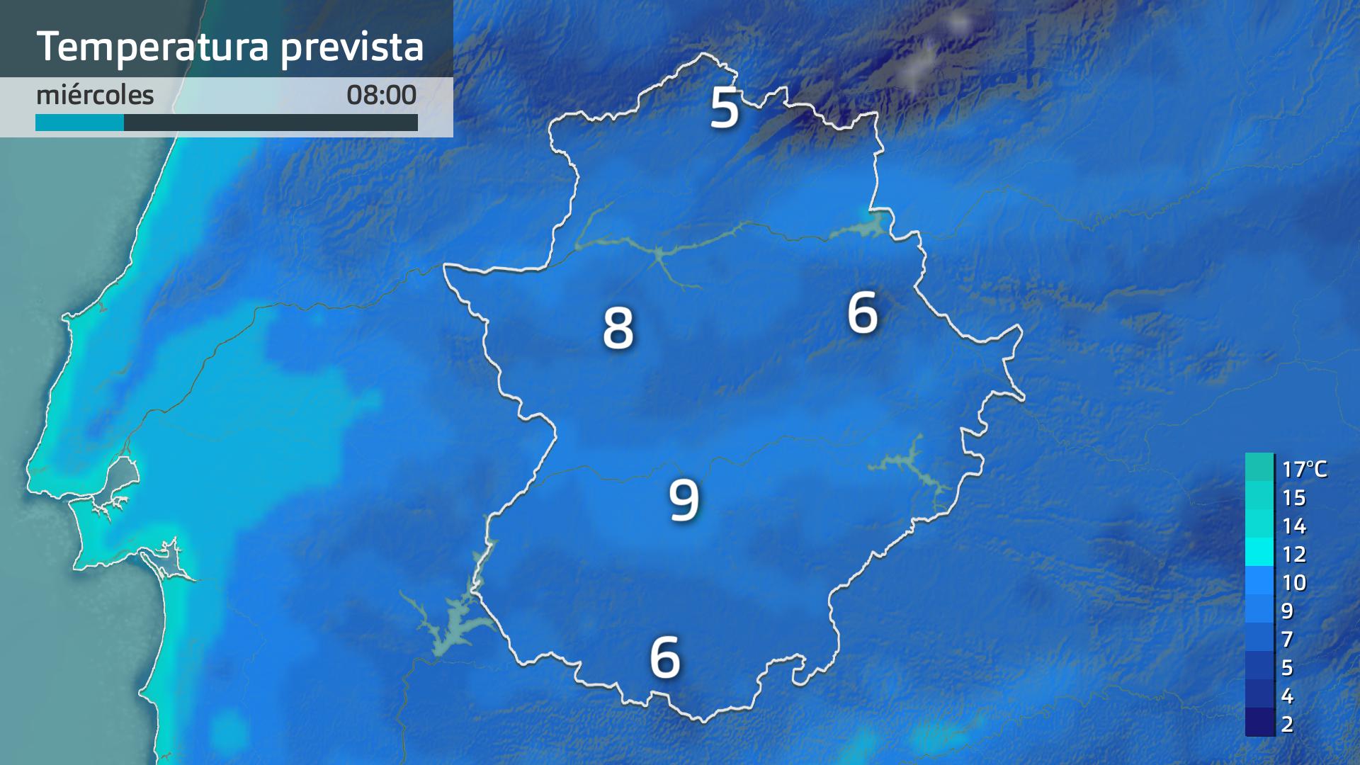 Temperatura mínima prevista