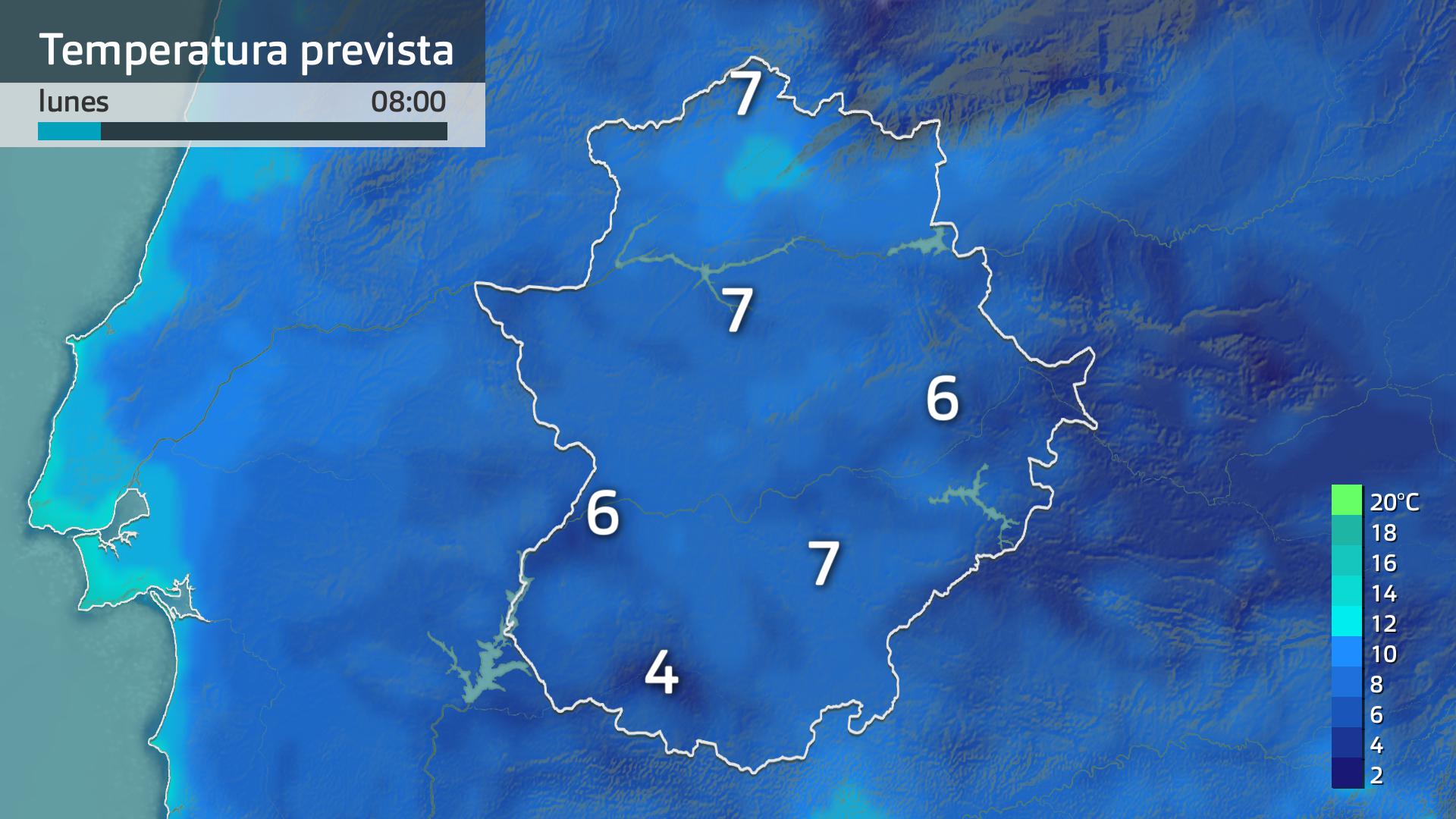Temperatura mínima prevista