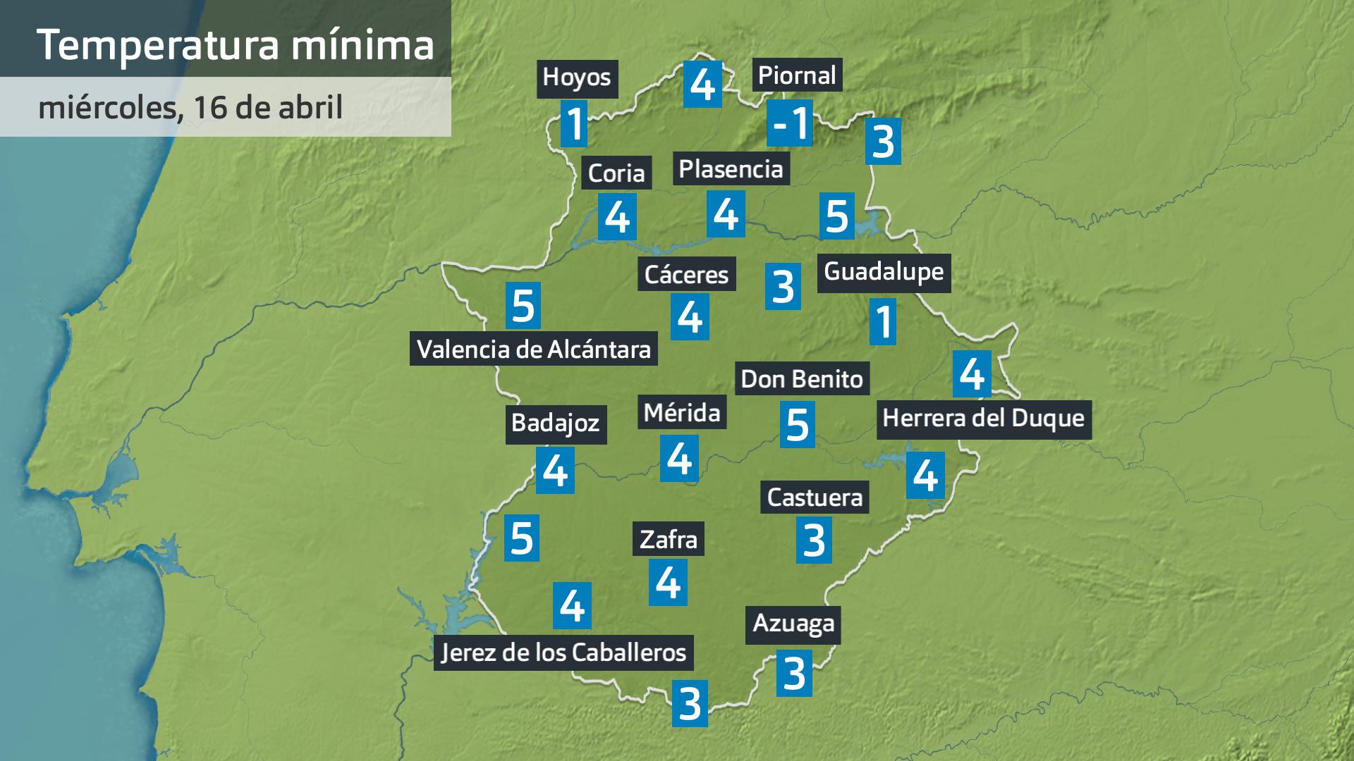 Previsión Extremadura