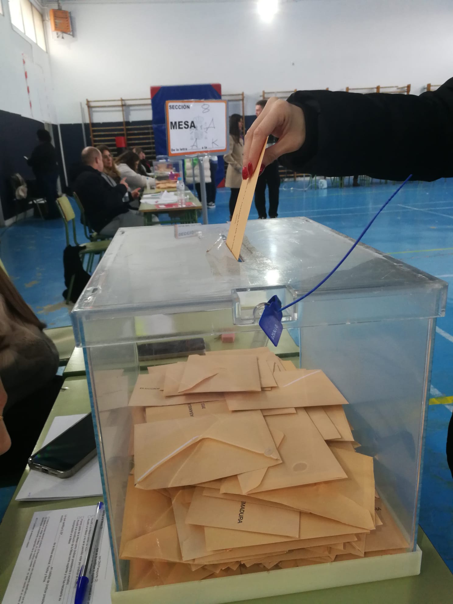 Votando. Elecciones Autonómicas 2025