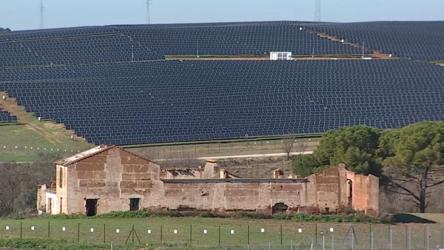 Placas solares en Extremadura