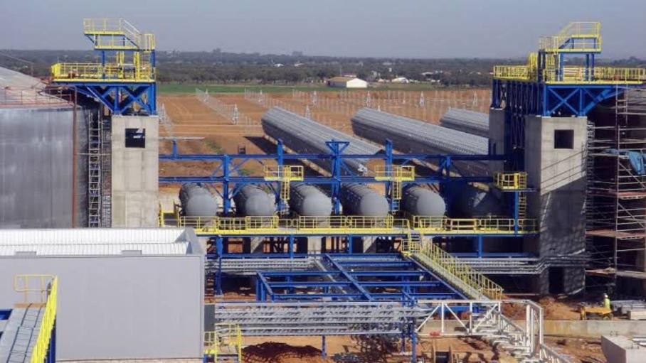 Planta termosolar Extresol 1-3, ubicada en el término municipal de Torre de Miguel Sesmero