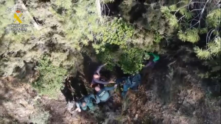 La Guardia Civil localiza y rescata a la persona que había desaparecido en Cerezal