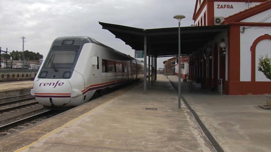 Estación de tren de Zafra en una imagen de archivo