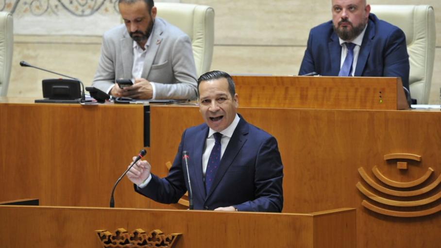 Óscar Fernández, portavoz de Vox en la Asamblea de Extremadura