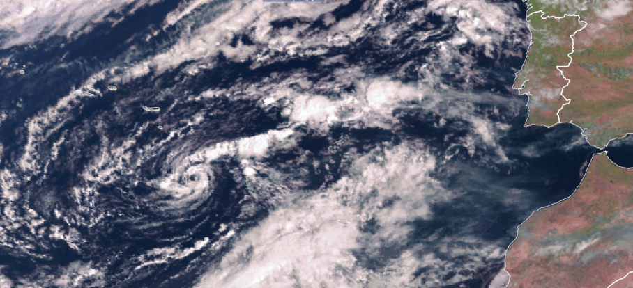 Tormenta tropical Paulette. Martes 22 de septiembre de 2020