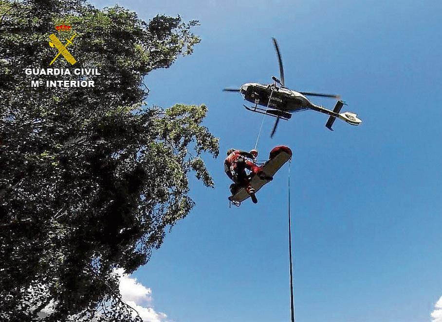 Rescate de una senderista en la Sierra de Gredos