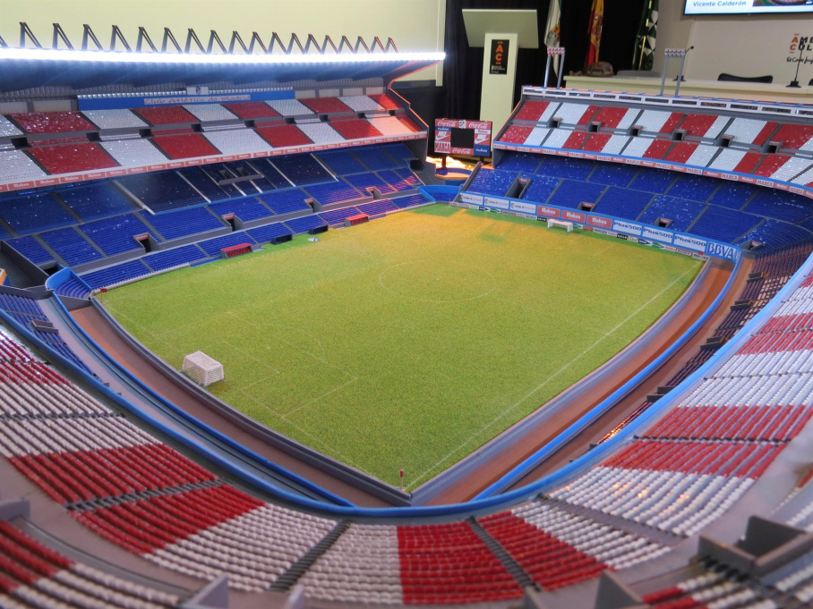 Maqueta del Vicente Calderón