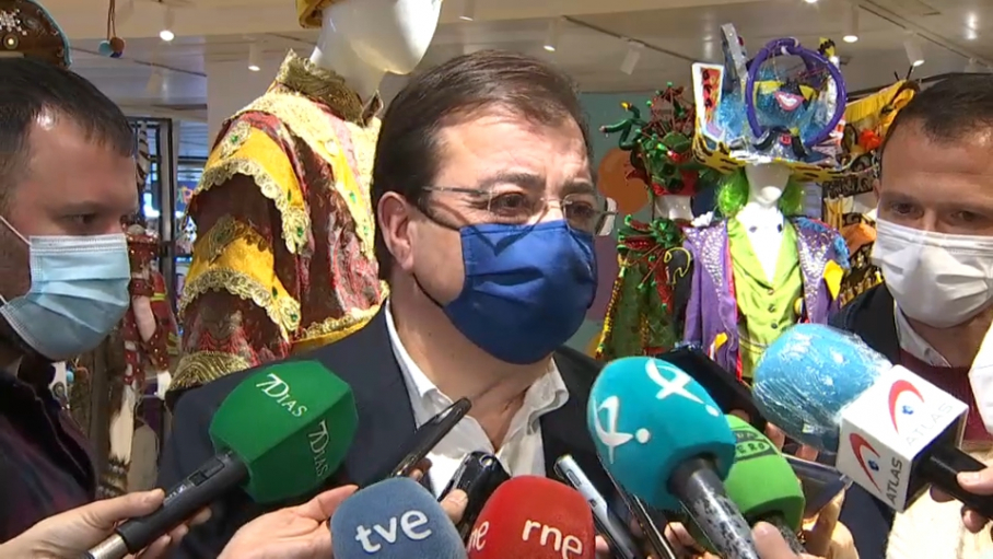 El presidente de la Junta, Guillermo Fernández Vara