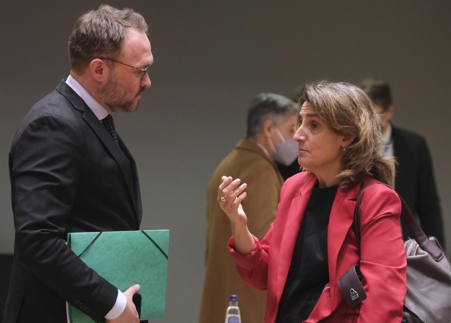 Teresa Ribera, en una reunión del Consejo Europeo de Medio Ambiente