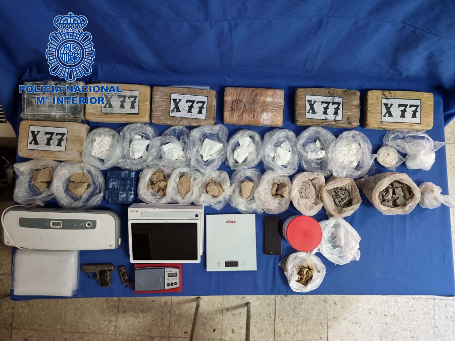 Alijo de droga en Badajoz