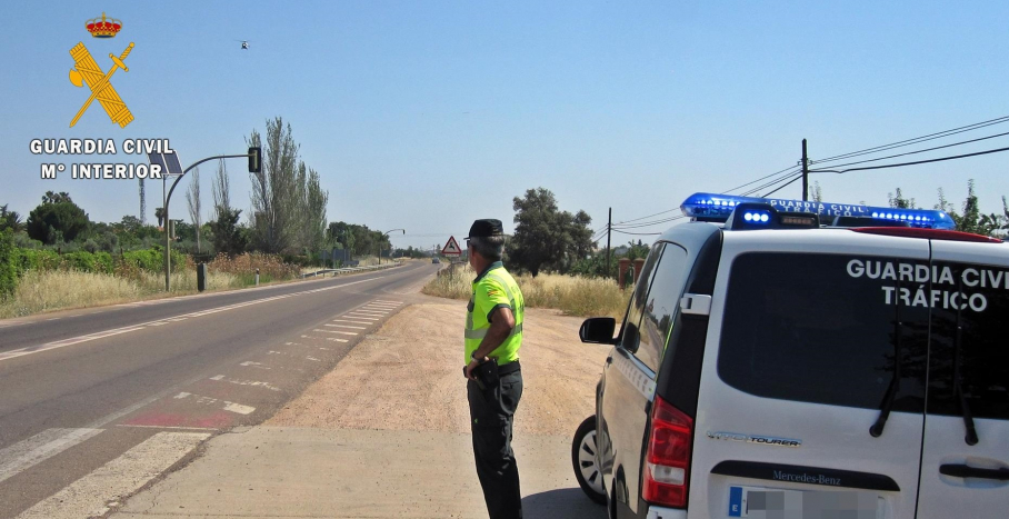 Guardia Civil de Tráfico en Badajoz