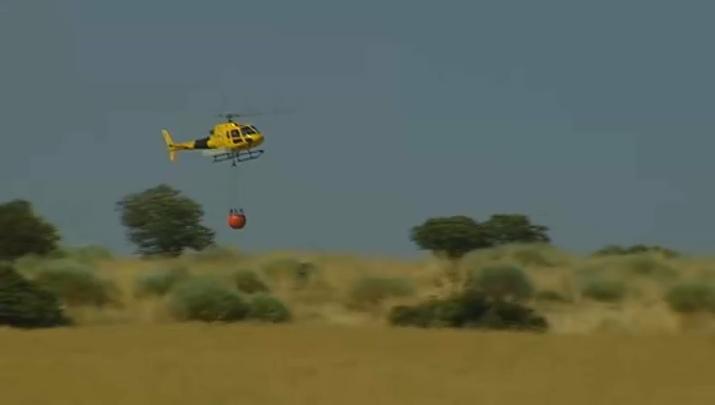 El Plan Infoex desactiva nivel 1 en el incendio forestal en el término municipal de Granja de Torrehermosa