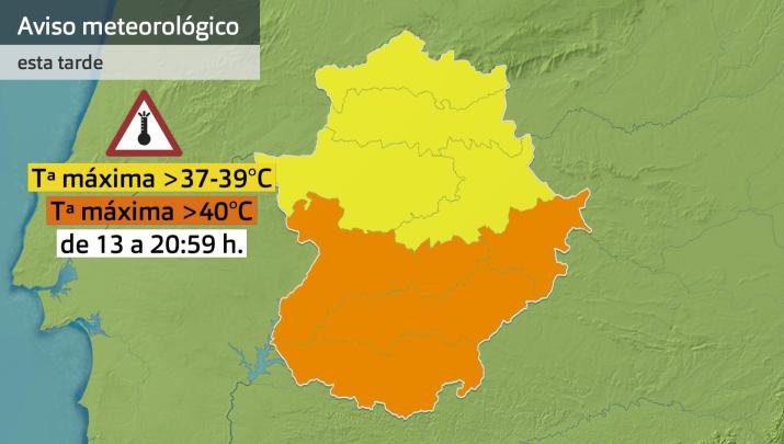 Avisos meteorológicos (Aemet) para hoy martes 17 de junio
