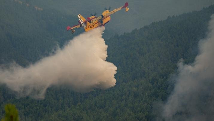 Estabilizado el 80 por ciento del perímetro en el incendio de las Hurdes