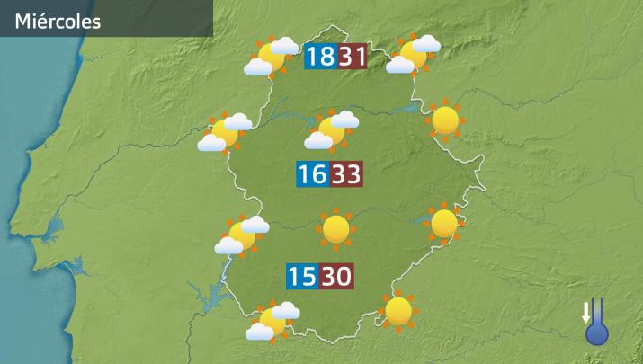 Mapa de previsión del 27 de agosto