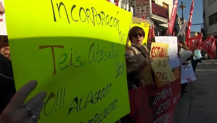 Nuevas protestas de los empleados públicos