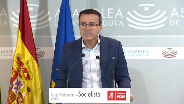 Miguel Ángel Gallardo, secretario general del PSOE en Extremadura