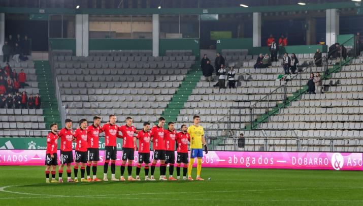 11 inicial del Mérida antes del partido frente al Racing de Ferrol