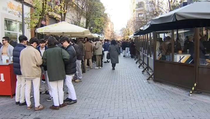 Extremeños celebrando la Tardebuena en Cáceres