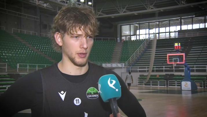 Luis García, jugador del Cáceres Patrimonio