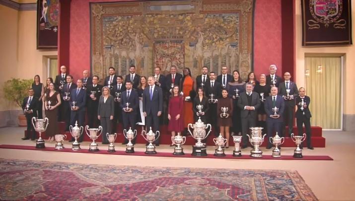 Los galardonados reciben los Premios Nacionales del Deporte