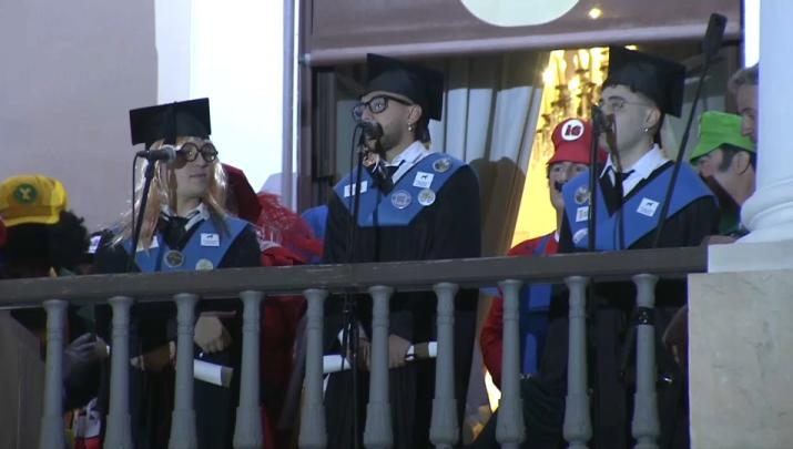 Sanguijuelas del Guadiana, pregoneros del Carnaval de Badajoz