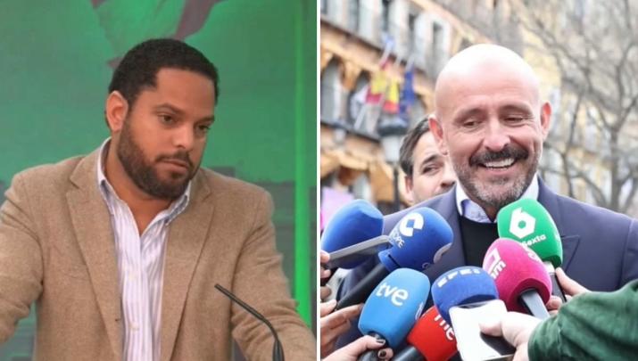 Ignacio Garriga, secretario general de Vox y Jaime de los Santos, diputado del Partido Popular