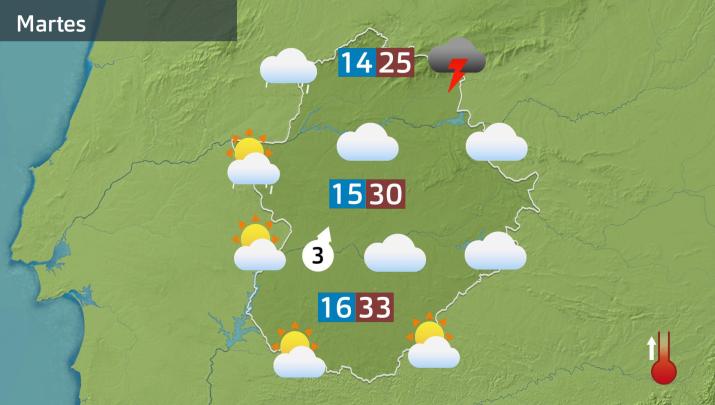 Mapa de previsión del 21 de abril