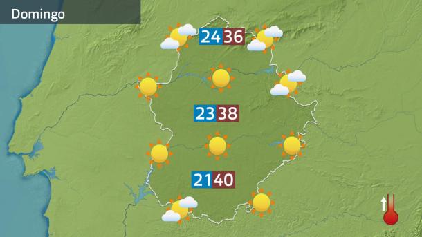 Mapa de previsión del domingo 6 de julio