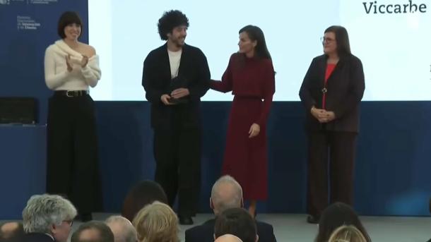 Rubén Mateos Brea, de Plasencia, ha logrado el Premio Nacional de Diseño y Empresa, entregado por la Reina Letizia