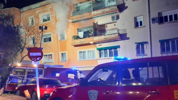Incendio en una vivienda en Cáceres