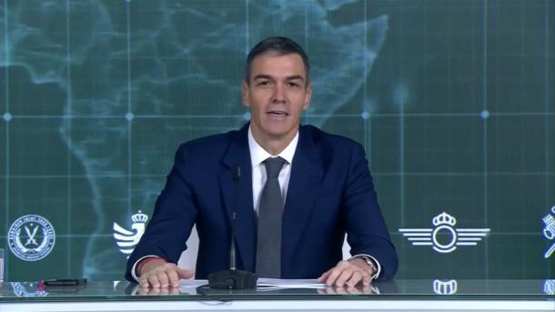 Pedro Sánchez se dirige a los militares desplegados en el exterior para felicitarles la Navidad