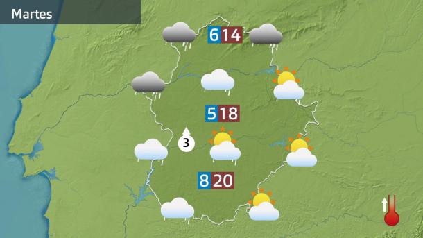Mapa de previsión del 9 de diciembre