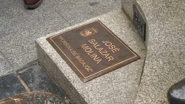 Placa José Salazar, Porrina de Badajoz