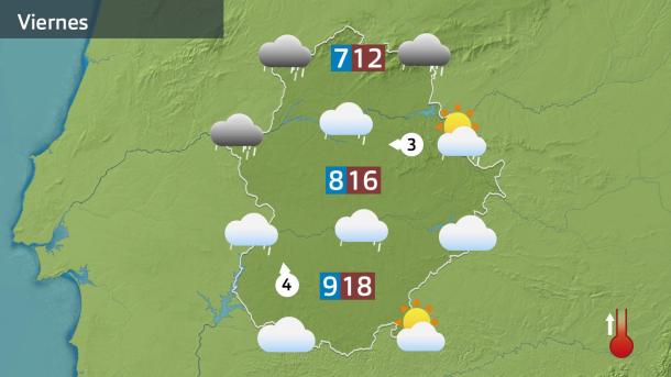 Mapa de previsión del 2 de enero