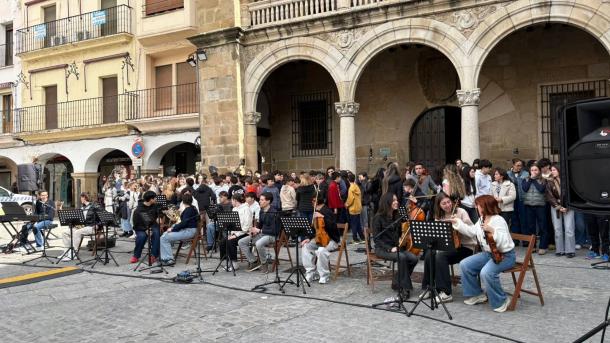 Flashmob en Plasencia