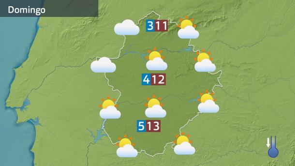 Mapa de previsión del 8 de febrero