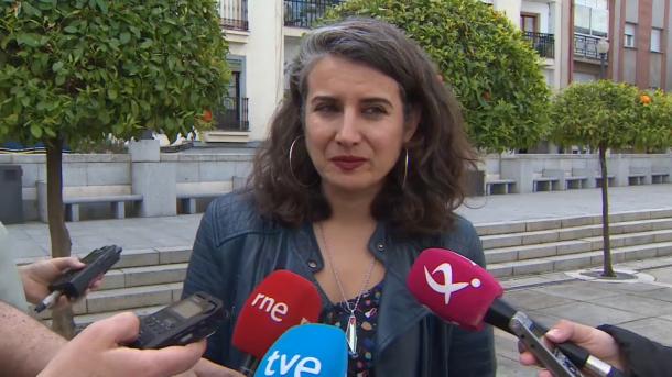 Irene de Miguel, portavoz de Unidas por Extremadura