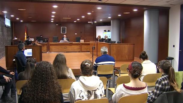 Interior de la sala en la que se ha celebrado el juicio