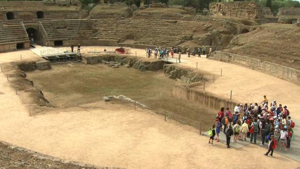 Anfiteatro Romano de Mérida en una imagen de archivo
