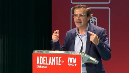 Miguel Ángel Gallardo, secretario general del PSOE de Extremadura