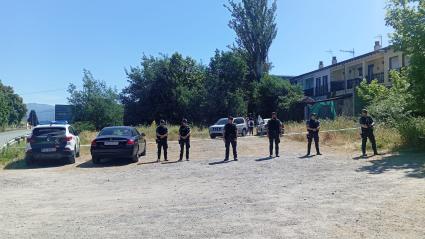 Lugar del crimen en Aldeanueva del Camino
