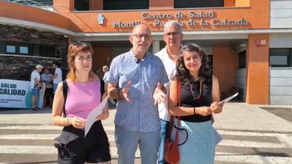 Diputados de Unidas por Extremadura visitan el Centro de Salud de Montijo-Puebla de la Calzada