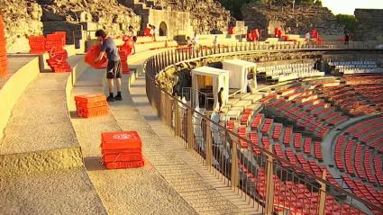 El gallinero del Teatro Romano cuenta con 410 cojines