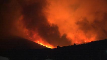 Incendio Hurdes. Noche del 29 de Julio