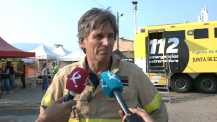 Ferrán García, subinspector de bomberos de la Generalitat
