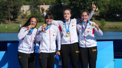 Estefanía Fernández con el K4.500